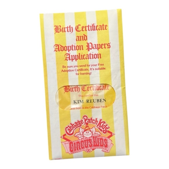 Vintage 1985 Cabbage Patch Circus Kids - Picture 3 of 8